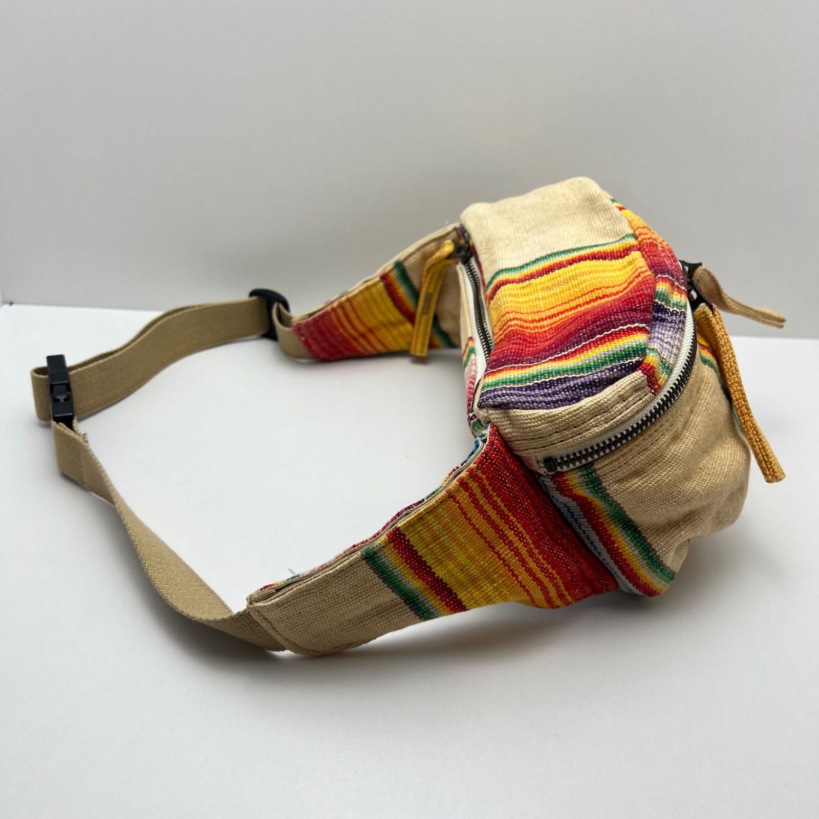 PORTER BEAMS artesania Guatemala fabric waist bag RARE ポーター