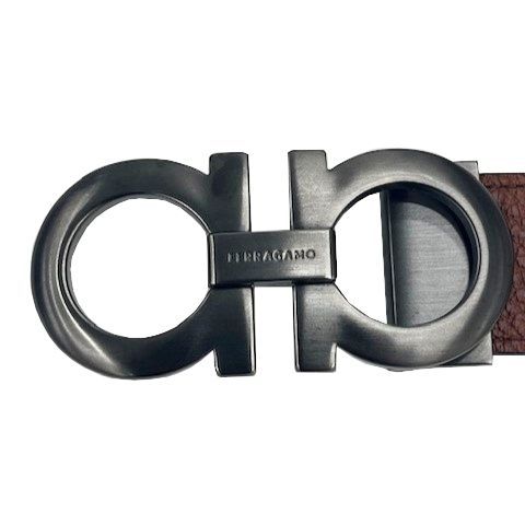 美品　サルヴァトーレフェラガモ ベルト ガンチーニ ゴールド ボルドー　ブラウン Salvatore Ferragamo サルヴァトーレ フェラガモ ベルト