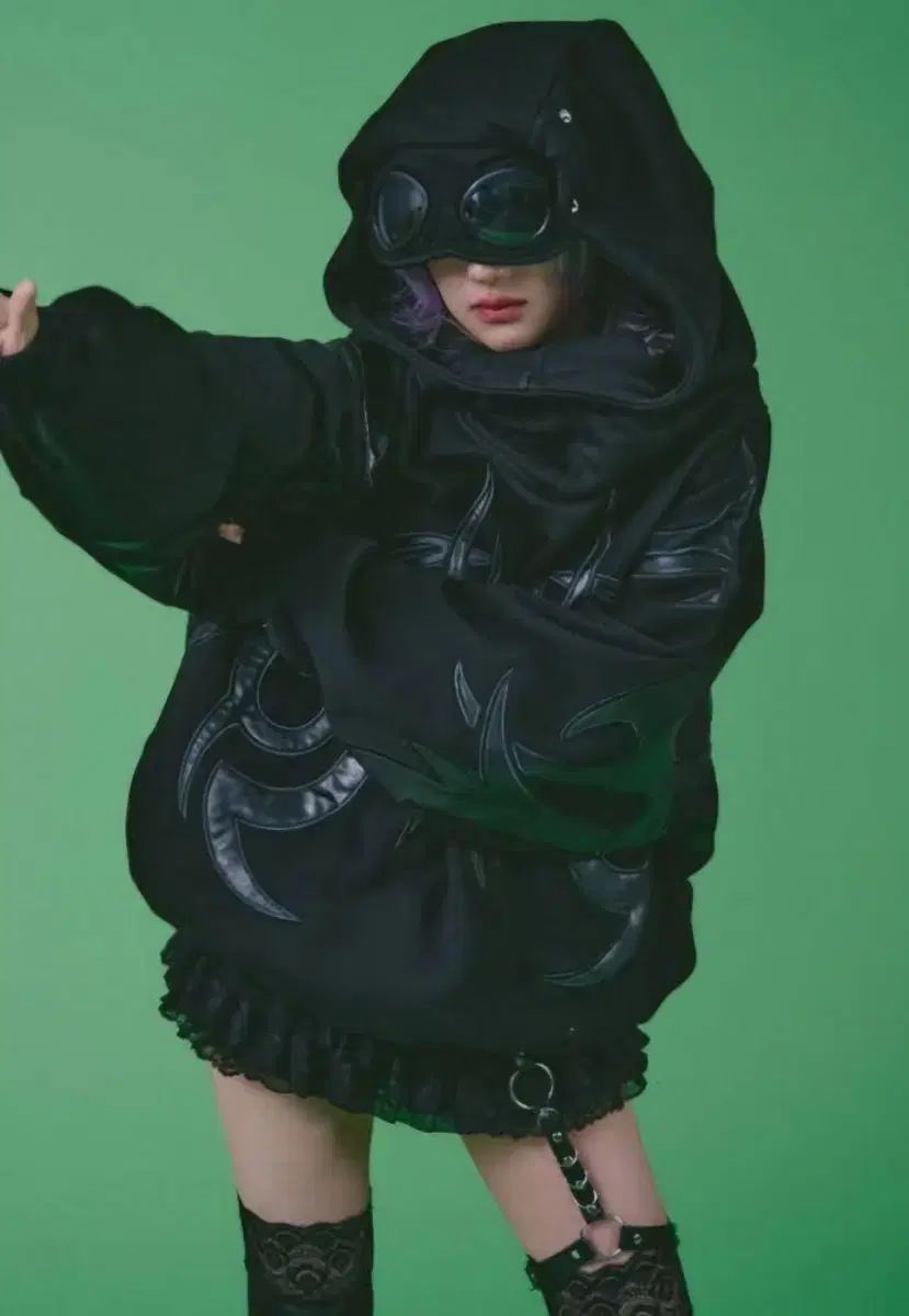 カルフィ galfy 眼鏡 ゴーグル パーカ