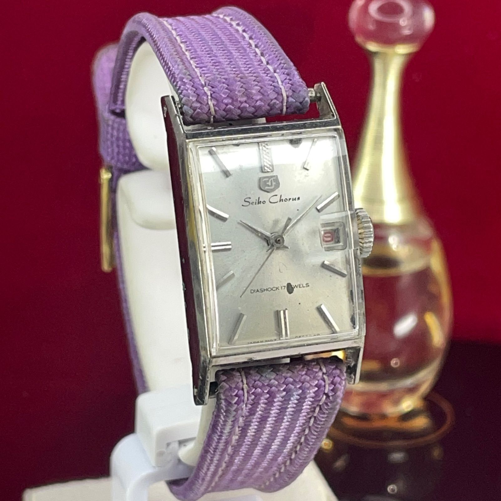 1966年製 SEIKO コーラス カレンダー 手巻17石 日本製 腕時計 1966年製 SEIKO コーラス カレンダー 手巻17石 日本製 腕時計