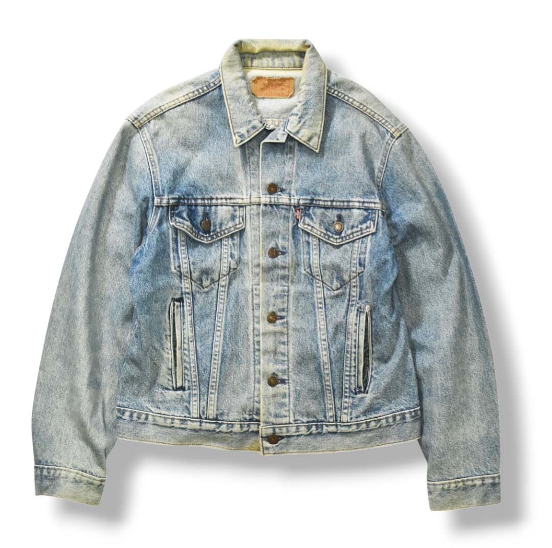 80sヴィンテージ USA製 リーバイス Levi's 70506-0217 デニムジャケット Gジャン 42 インディゴ メンズ - メルカリ