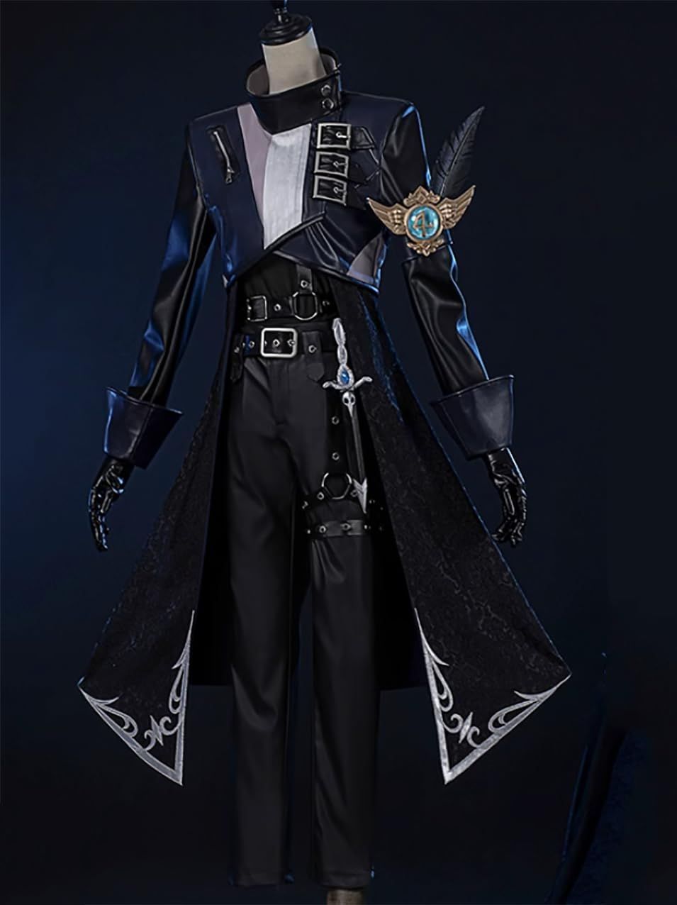 衣装 メガネ 短刀 DOZZZY Ipara メガネ 短刀道具 追加的 アイデンティティ5 第五人格 コスプレ 発光 な袖飾 IdentityⅤ 第五人格 イライ クラーク ハロウィン