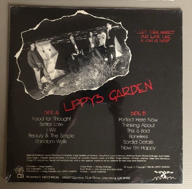 未開封新品 米国盤 激レア物 リッピーズ・ガーデン Lippy's Garden