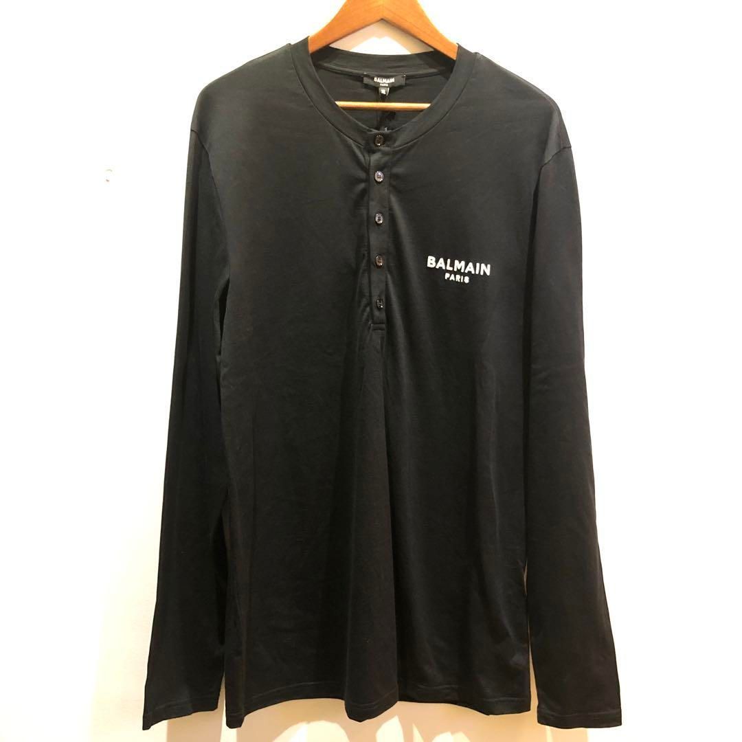 BALMAIN バルマン 刺繍ロゴTシャツ BRMF05270 ロンT 長袖 - メルカリ