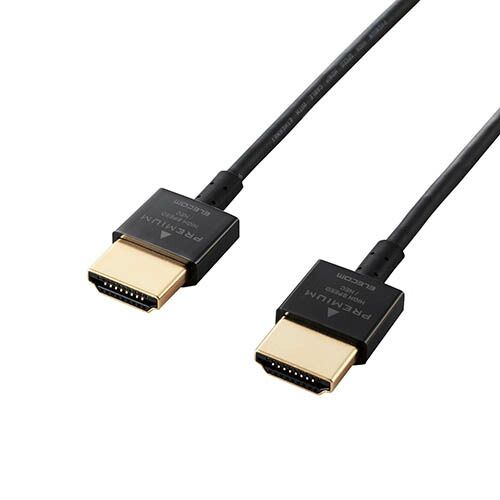 5個セット エレコム HDMIケーブル|Premium|超スリム|1.8m|ブラック DH-HDP14SS18BKX5