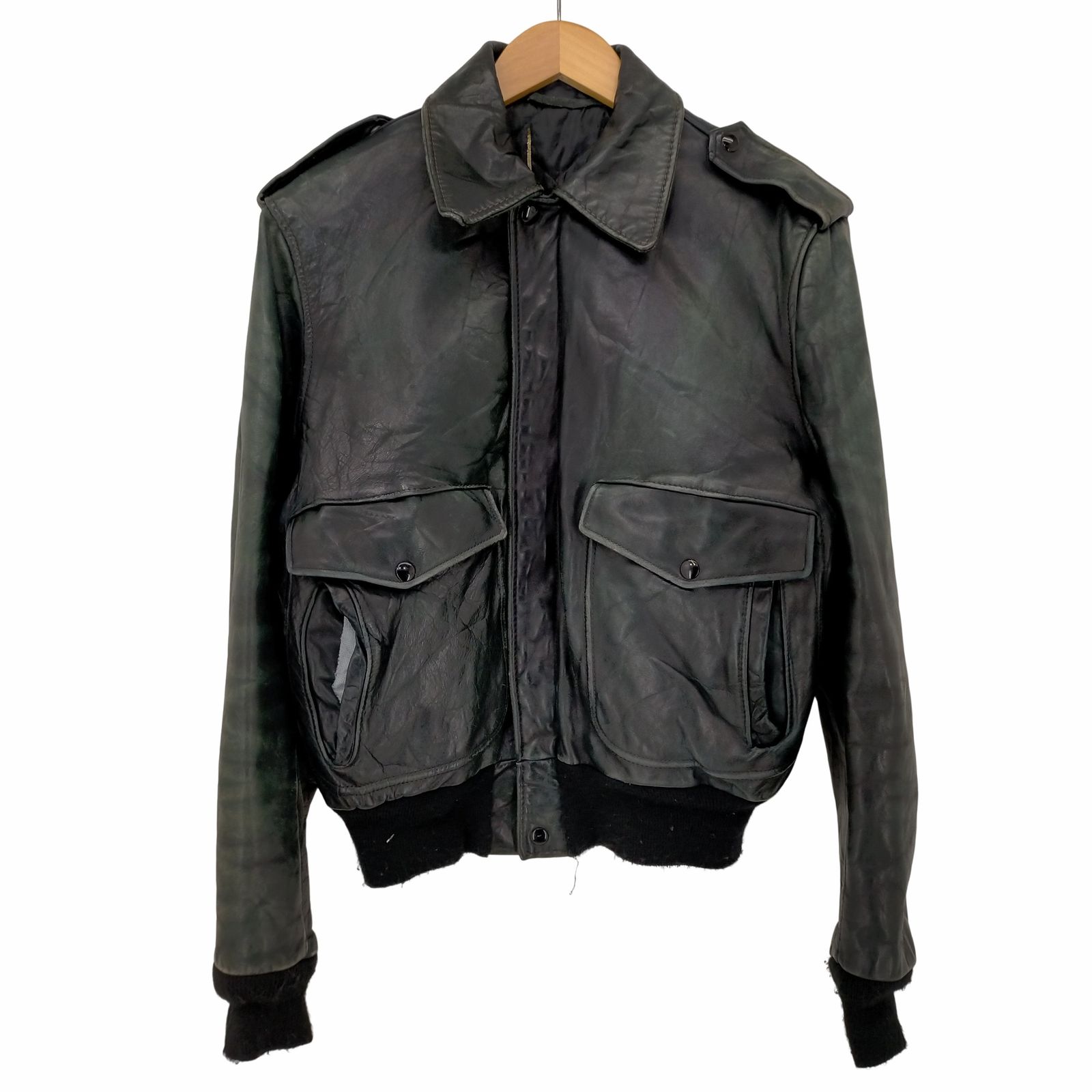 50s SERVAL 短丈　古着　USA　excelled レザージャケット ユーズドフルギ USED古着 CALIFORNIAN PONY HIDE Servalジッパー