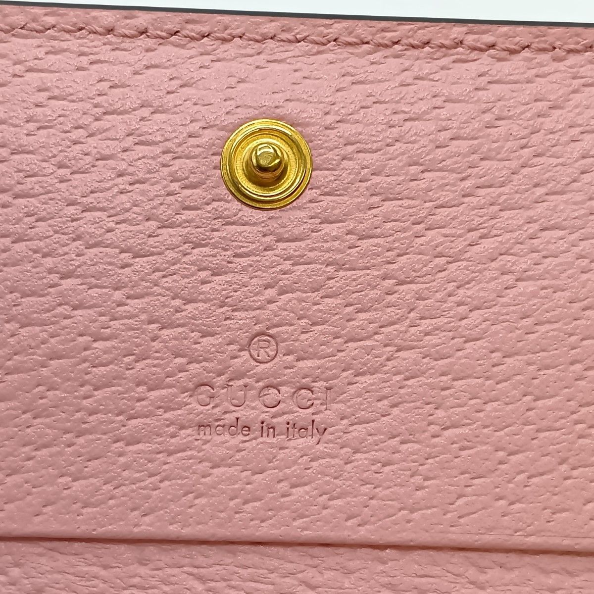 ◎◎GUCCI グッチ GGマーモント 2つ折り財布 ストリベリー