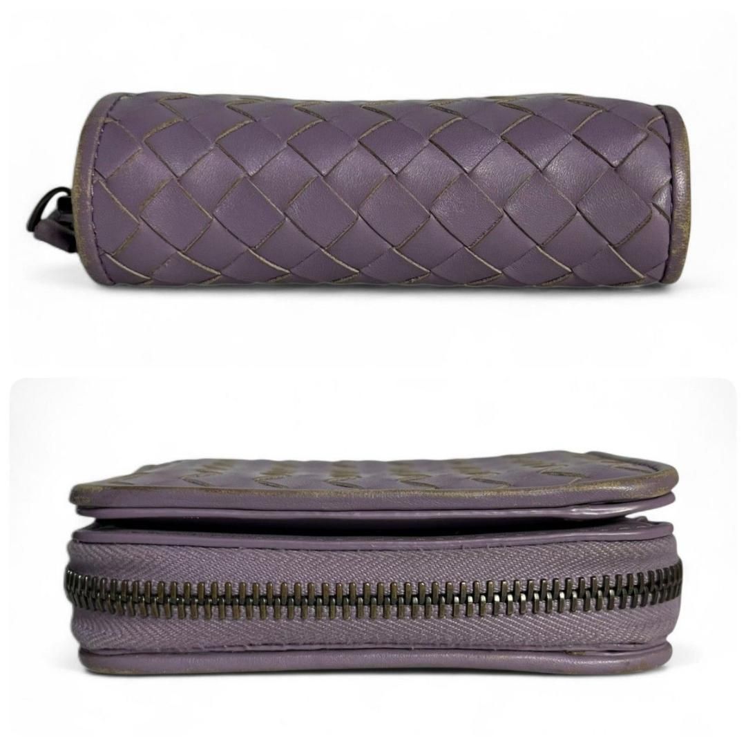 ボッテガ財布☆パープル折りたたみ ボッテガ・ヴェネタ スモール二