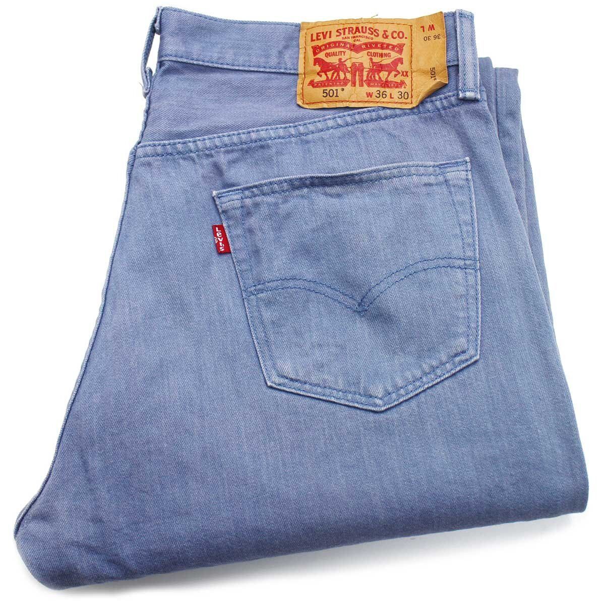 メキシコ製 501 リーバイス 古着 デニムパンツ ライトグレー W30