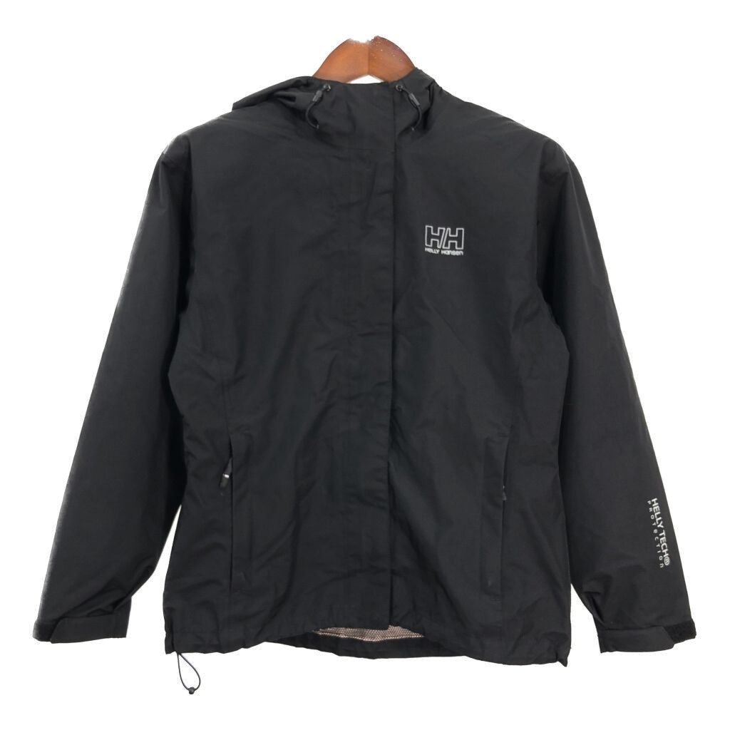 HELLY HANSEN ヘリーハンセン HELLY TECH マウンテンパーカー アウトドア ブラック (レディース M) 中古 古着 R2508