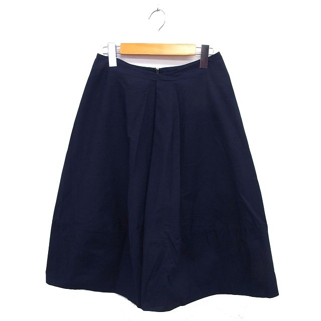 ジルサンダー JIL SANDER タック スカート フレア ロング コットン 綿