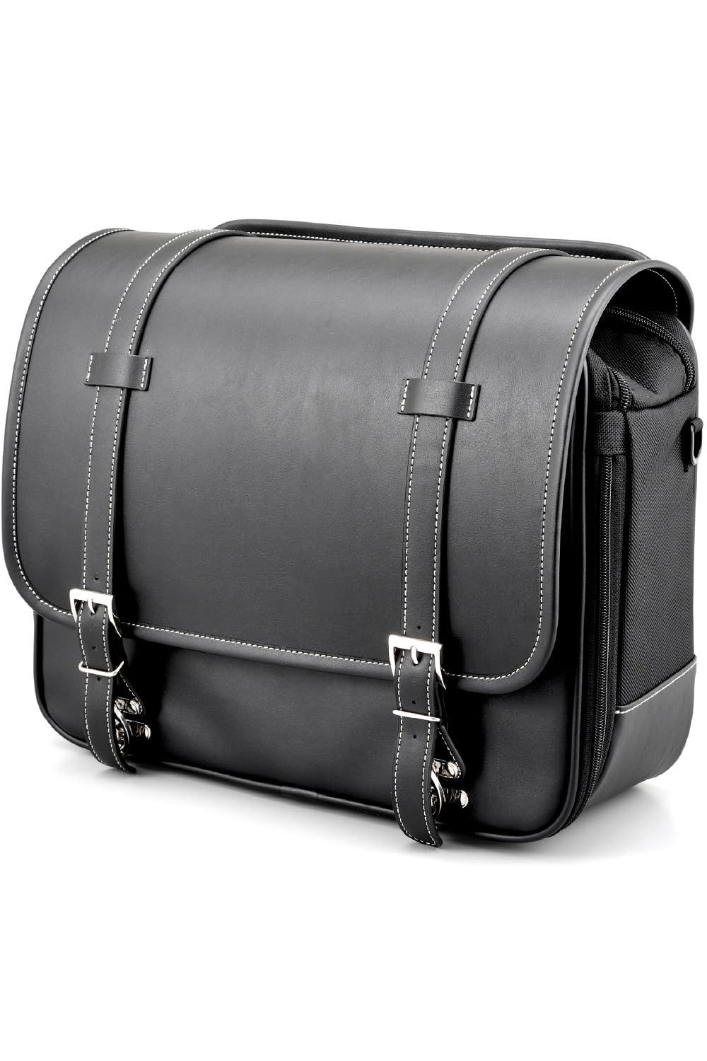 ♥ ヘンリービギンズ Henly Begins デイトナ バイク用 サイドバッグ サドルバッグ プレーン|ブラック