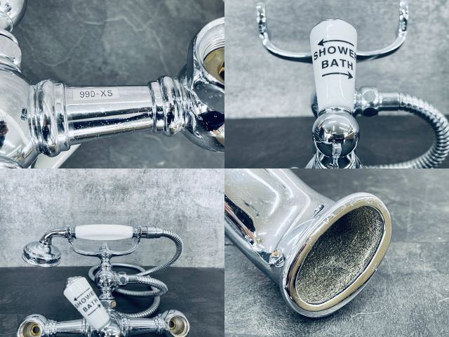 テレフォン型シャワバス水栓