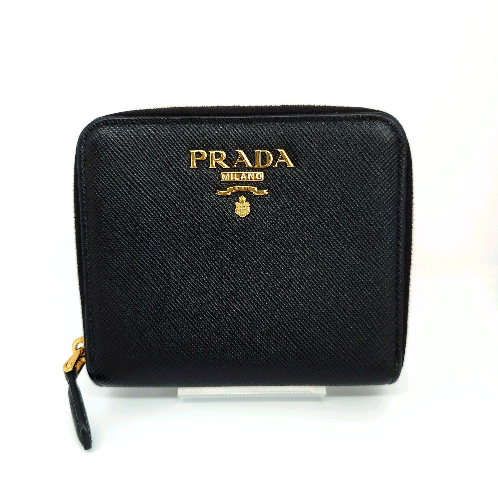 付属品完備】PRADA プラダ 二つ折り財布 1ML036 財布 サフィアーノ  