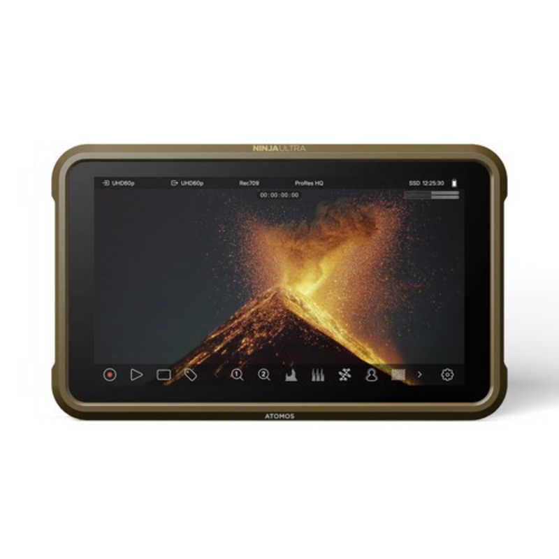 送料無料 ♥ 未開梱 アトモス NINJA ULTRA 5インチ 1000nit HDRモニターレコーダー カーキ ATOMNJAU01