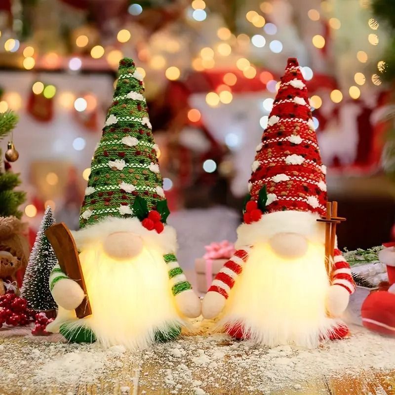 ノーム トムテ 人形 サンタクロース 妖精 クリスマス 小人の妖精 2つ