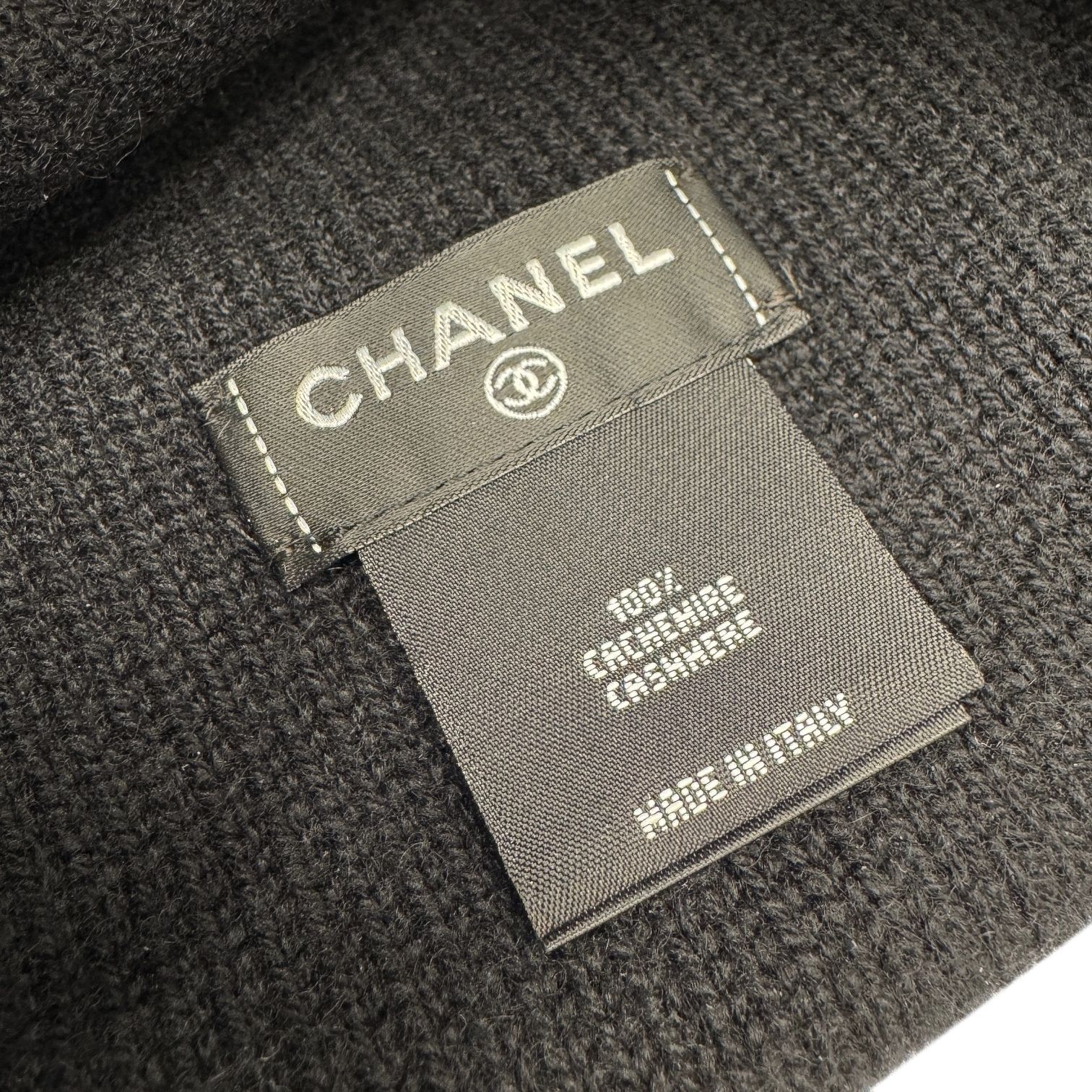 中古】CHANEL シャネル CC ココマーク ハート ロゴ ニットキャップ