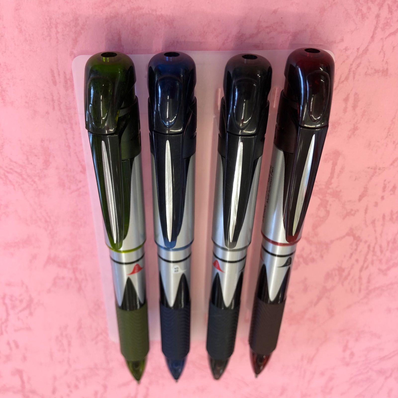 廃番 ぺんてる エナージェル シャープ&2色ゲルボールペン 4本 - メルカリ