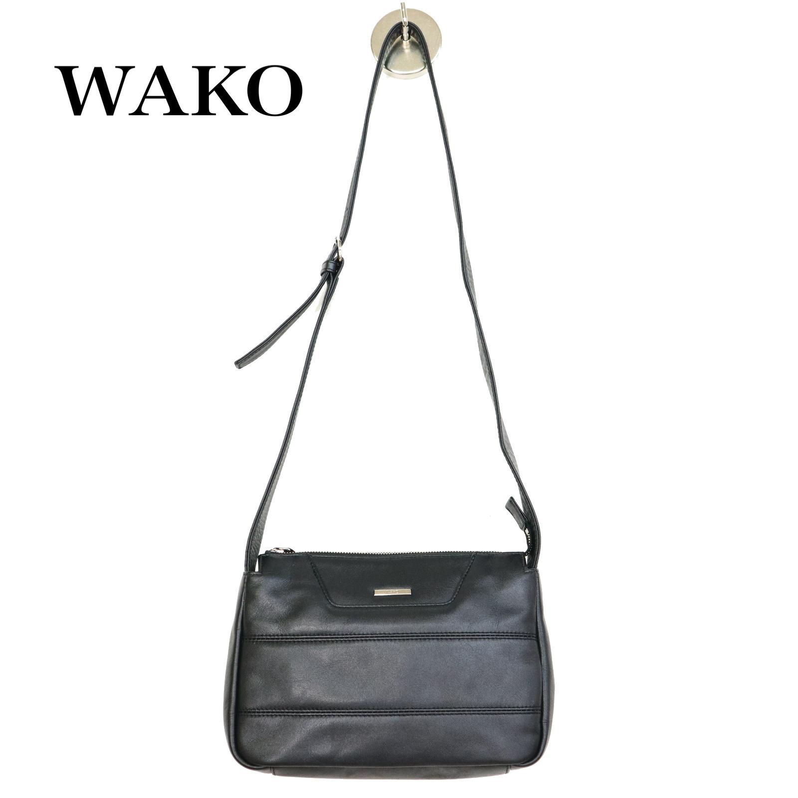 美品】WAKO (銀座和光) ショルダーバッグ 長さ調節可能 - メルカリ