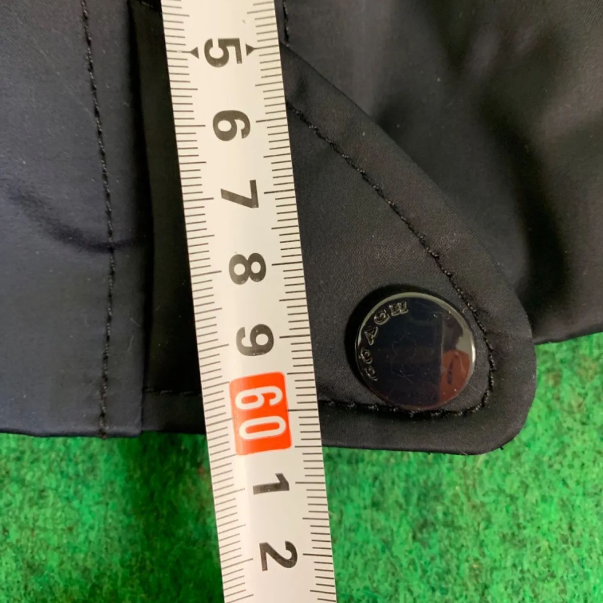 〇COACH コーチ ボア ファー付き MA-1 ブルゾン ジャケット ジップ