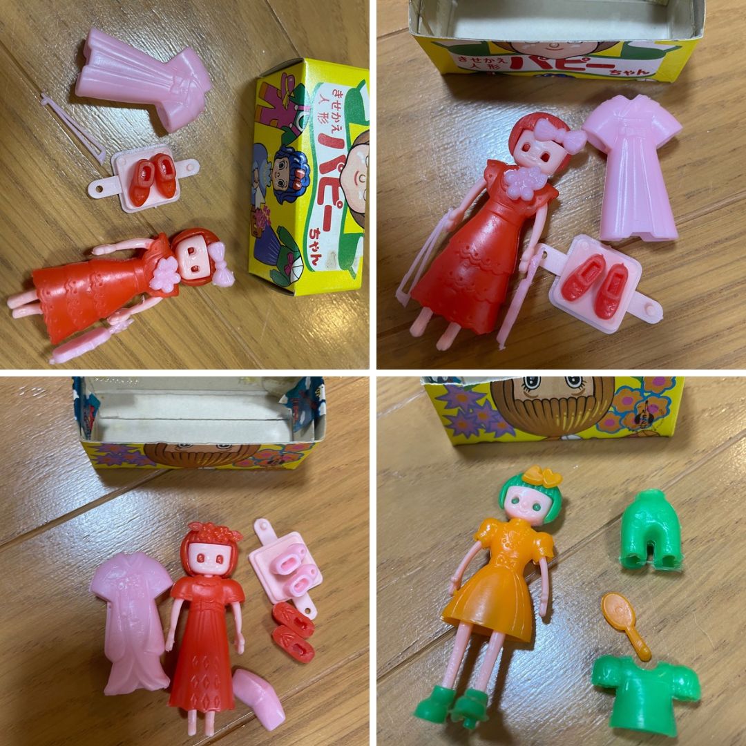 グリコ きせかえ人形 パピーちゃん 46体 ペットアクセサリー 当時物