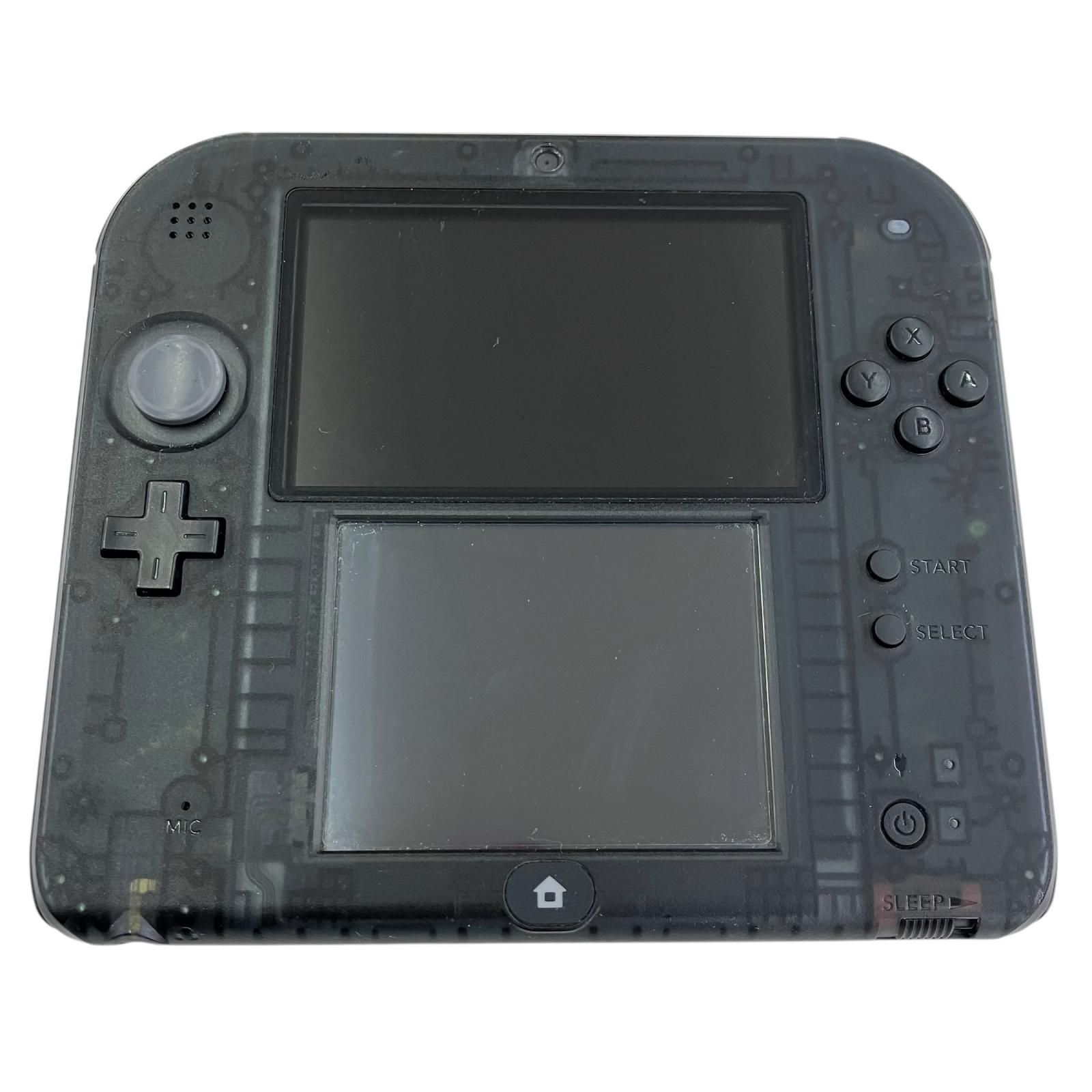 186000 現状品 Nintendo 任天堂 ニンテンドウ 2DS FTR-001 クリアブラック
