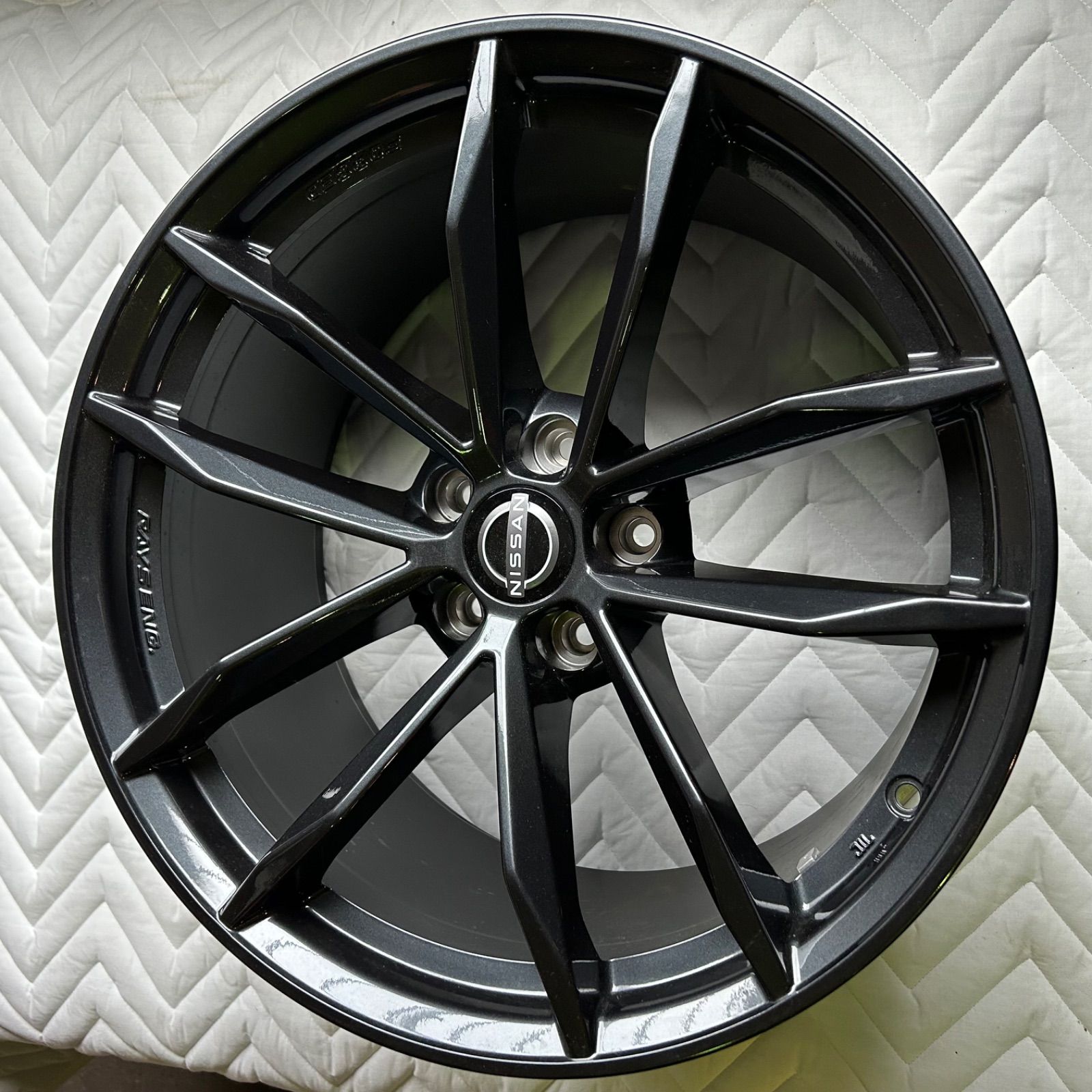 【送料無料】日産 フェアレディZ RZ34 純正アルミホイール 4本セット美品 新品】NISSAN 現行 RZ34 フェアレディZ 純正OPホイール RAYS