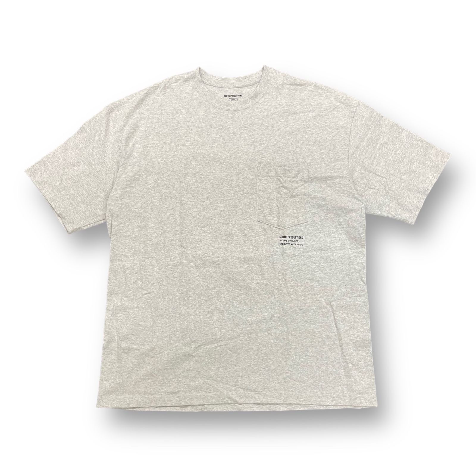 COOTIE/クーティー Oversized Pocket S/S Tee オーバーサイズ ポケットTシャツ【007】