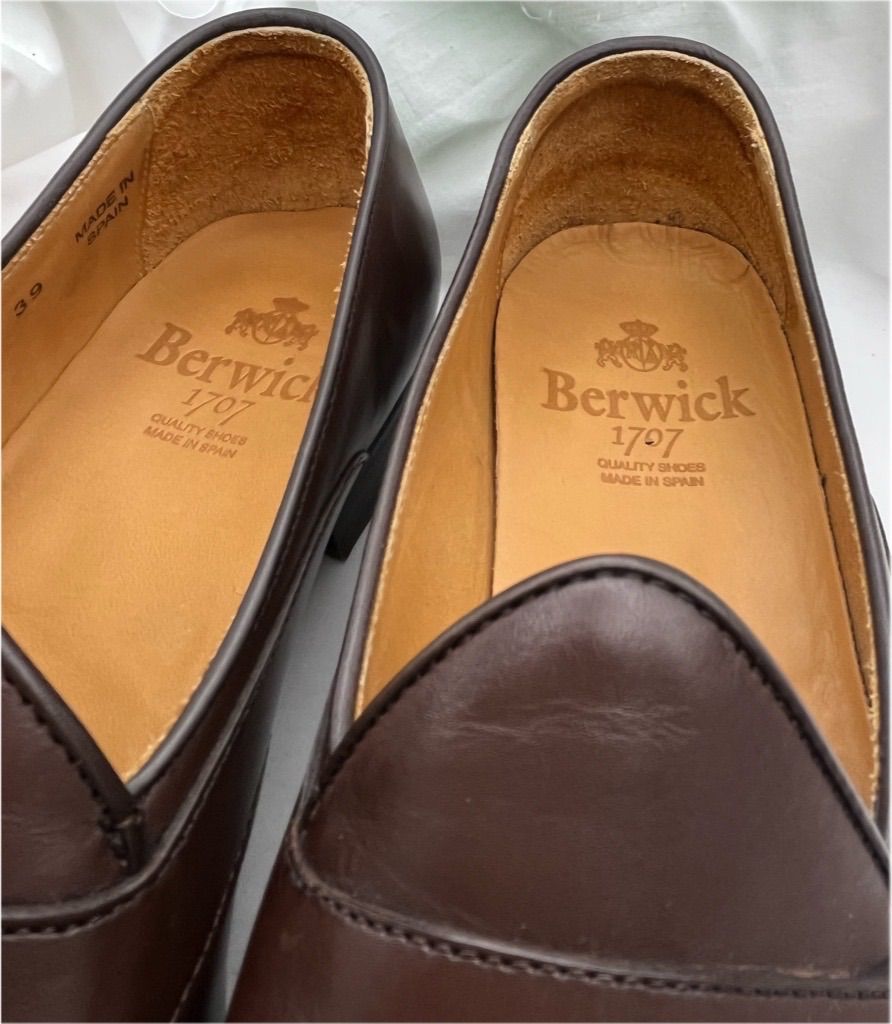 ▽Berwick バーウィック コインローファー 39 4952 ブラウン 00533 ▽Berwick バーウィック コインローファー 39 4952 ブラウン 00533