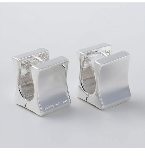 【即納】 【SALE50%OFF】 ナッシングアンドアザーズ Nothing And Others Square shape Pierce スクエアシェアピアス アクセサリー ギフト c42210039