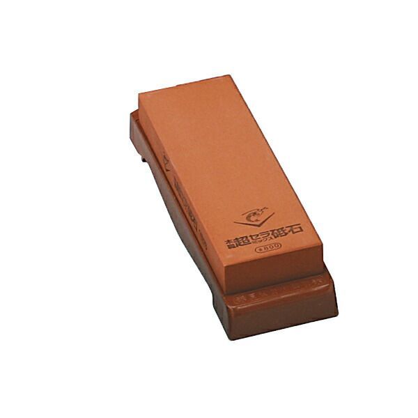 超セラミックス砥石 台付 800 中砥 レッド 修正用砥石付 SS