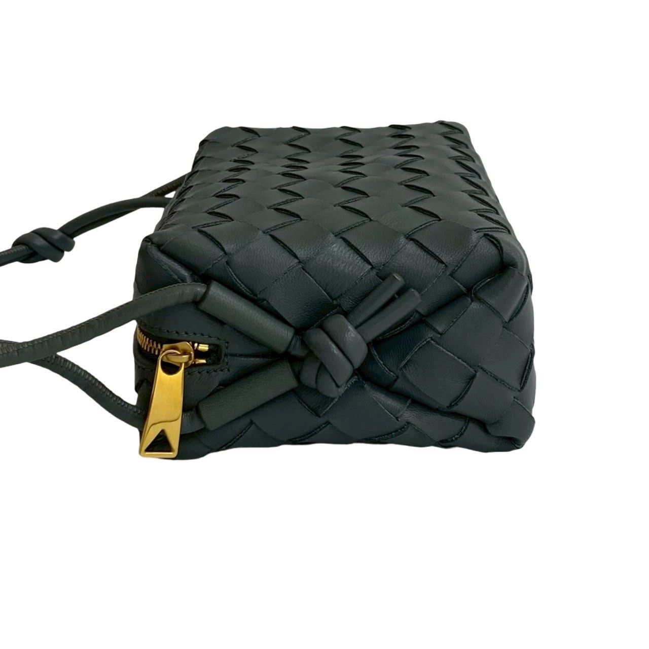 ボッテガヴェネタミニループショルダーバッググレー