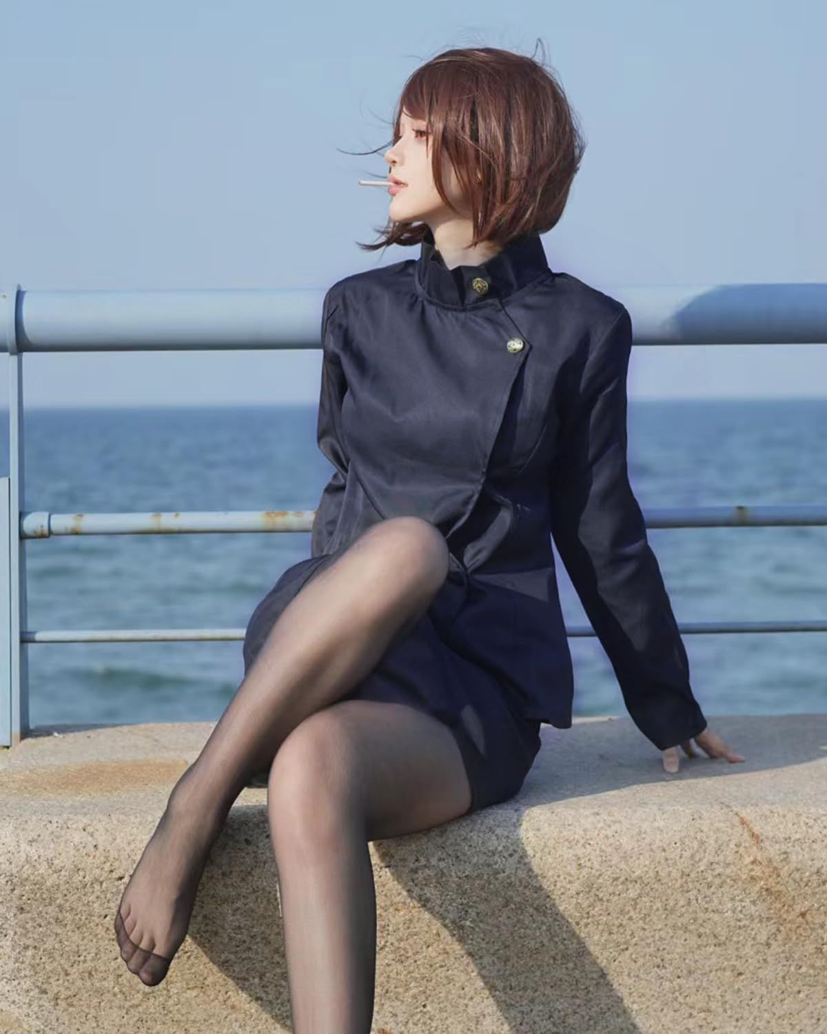 数量限定】コスプレ ウィッグ付き 家入硝子 学生時代 呪術廻戦