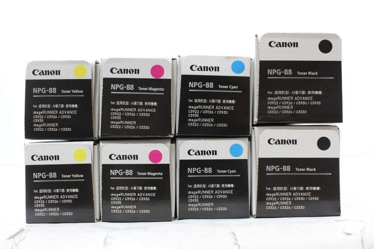 未使用 CANON 純正 トナー NPG-88 4色（シアン・マゼンタ・イエロー・ブラック）  キャノン ITM4VW2NP0BK-YR-L31-byebye 未使用 CANON 純正 トナー NPG-88 4色（シアン・マゼンタ