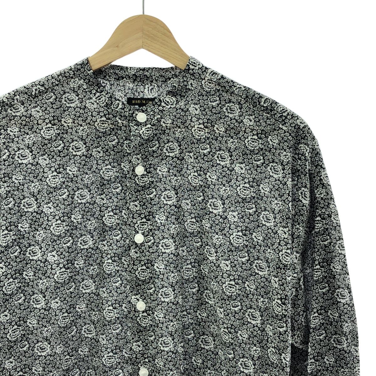 【新品】  R&D.M.Co / オールドマンズテーラー | P.F STAND COLLAR LONG SHIRT プリンセスフラワー スタンドカラー ロングシャツ 新品】 R&D.M.Co / オールドマンズテーラー | P.F STAND COLLAR