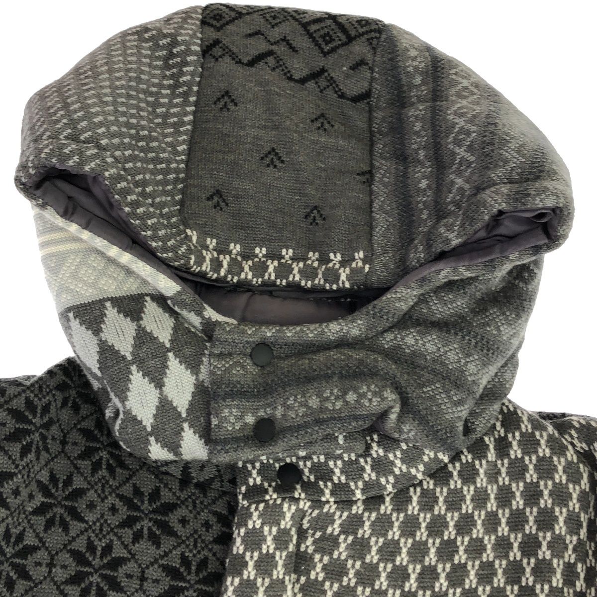 ANREALAGE アンリアレイジ 09AW ノルディック ウールダッフルコート 