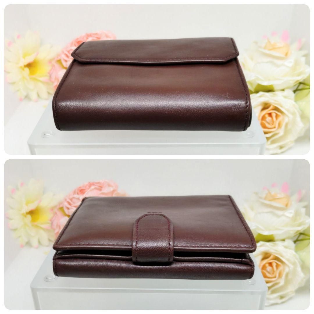 ✨美品✨✨肌触りの良いロエベ折財布 ブラウン - メルカリ
