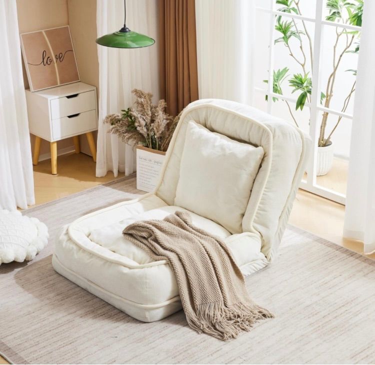 ニトリ 洗える＆はっ水 バタフライチェア 折りたたみチェア オットマン