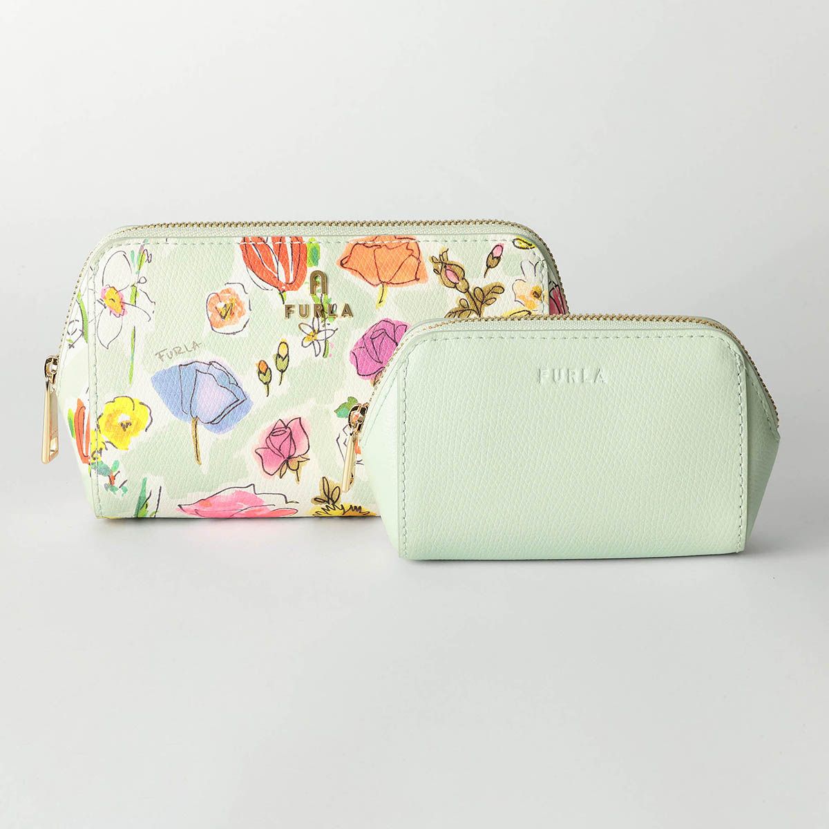 新品 フルラ FURLA ポーチ カメリア コスメケース M セット トニ  