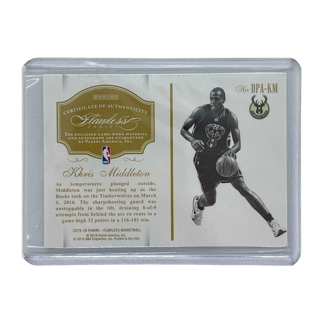 PANINI NBAカード FLAWLESS KHRIS MIDDLETON MILWAUKEE BUCKS 12/25 #DPA-KM 送料無料 中古 IT1 PANINI NBAカード FLAWLESS KHRIS MIDDLETON MILWAUKEE BUCKS 12