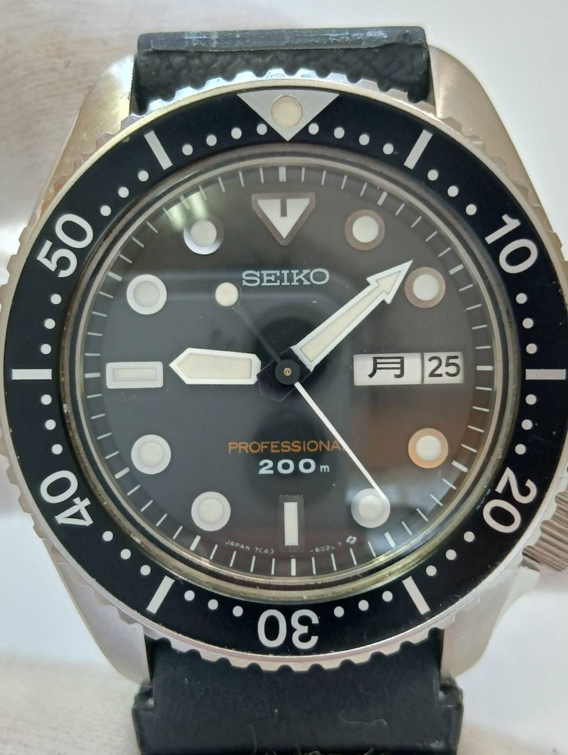 品 SEIKO セイコー プロフェッショナル 200mダイバー 7C43-6010 クォーツ 品 現状品