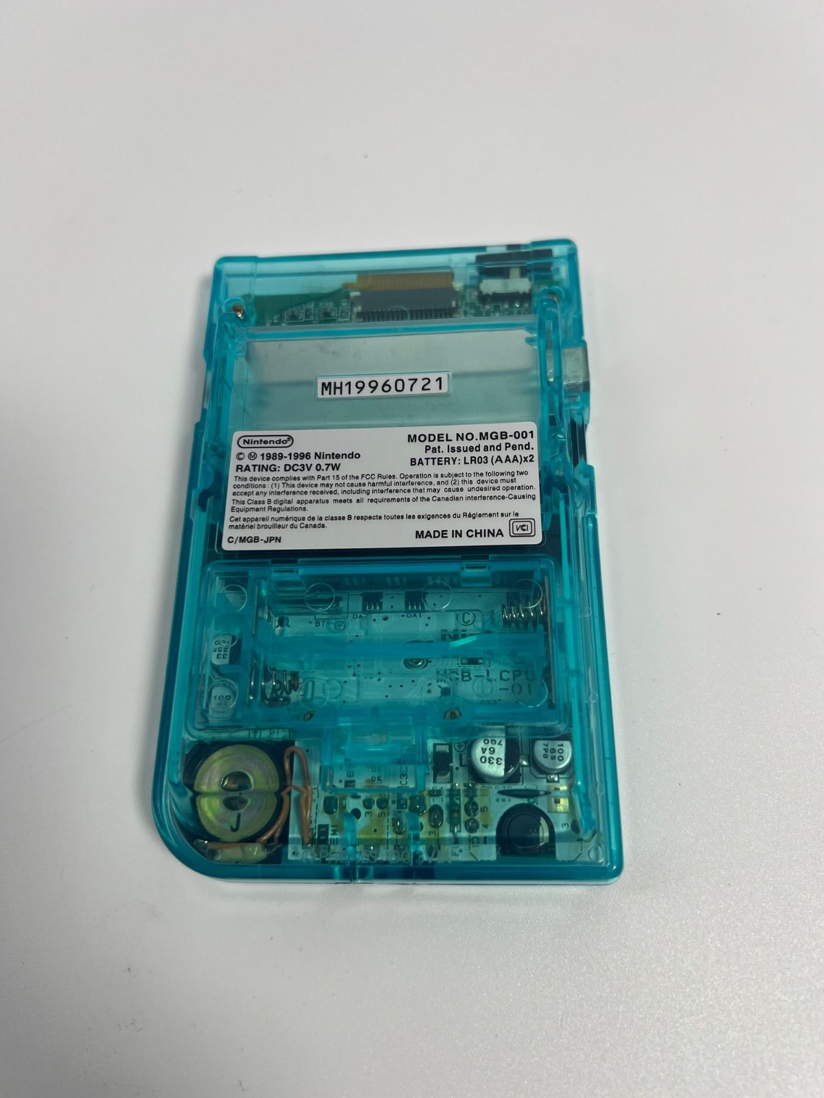 IPS液晶化 ゲームボーイポケット クリア ブルー本体