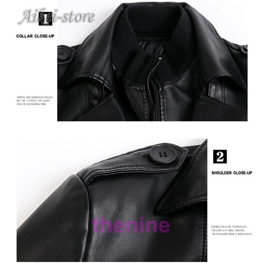 レザーコート メンズ ロングコート アウター 秋 冬 本革 ベルト付き