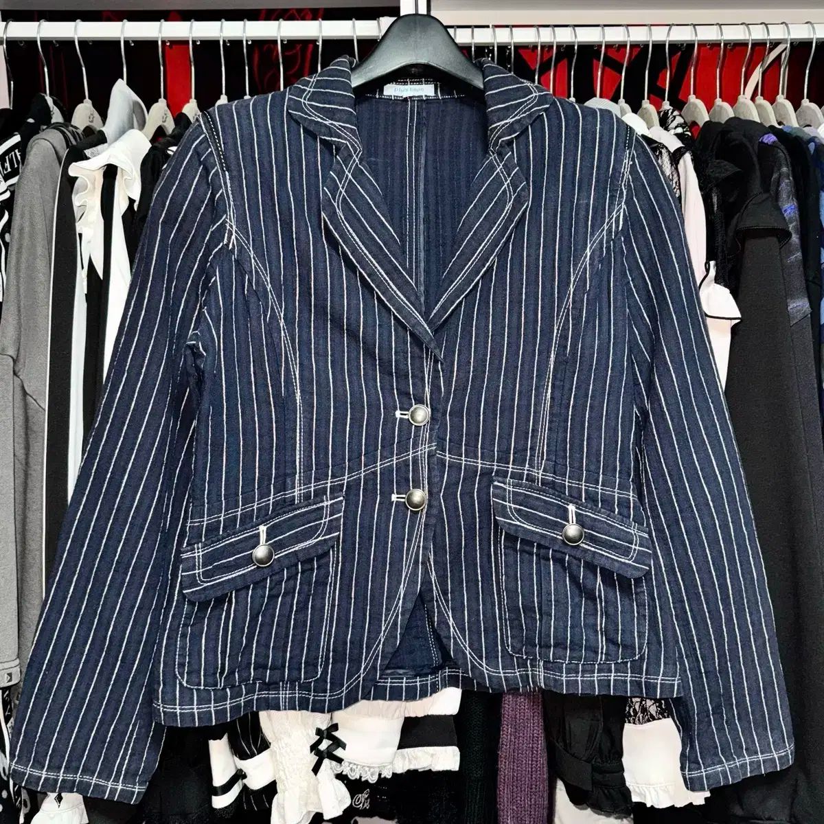 JAPANESE VINTAGE ストライプ レディース セットアップ