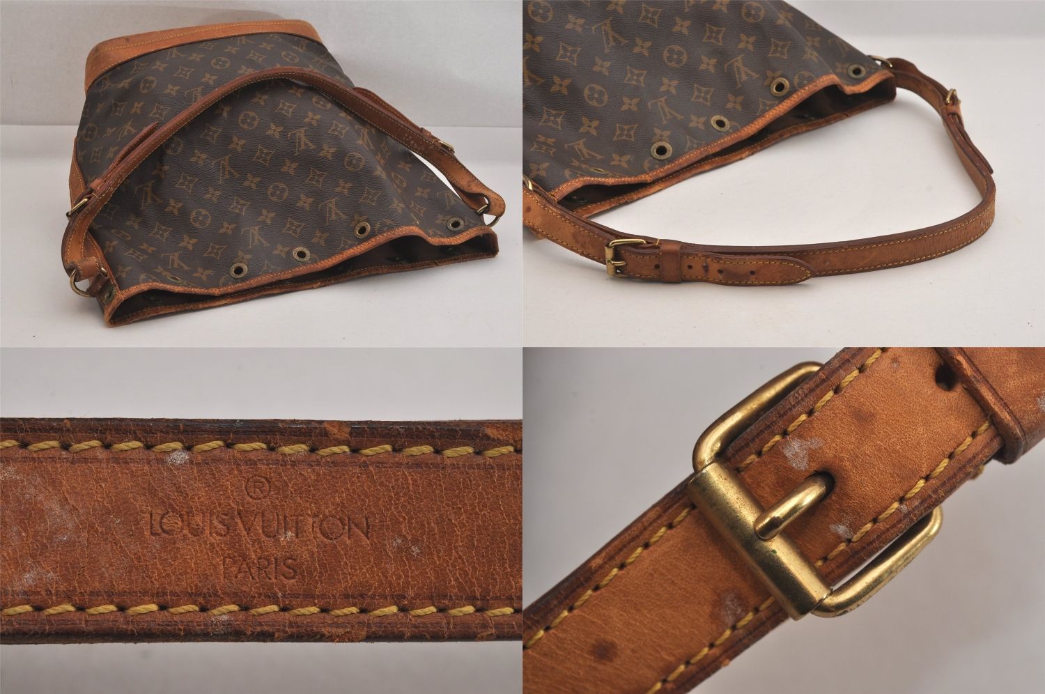 LOUIS VUITTON モノグラム ノエ ショルダーバッグ 巾着 LOUIS VUITTON ルイヴィトン モノグラム ノエ ショルダー巾着型