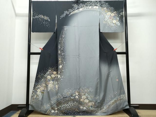 平和屋着物●吉乃一廉　幻の辻が花　訪問着　金彩　正絹　逸品　CAAT7104vf 平和屋着物○吉乃一廉 幻の辻が花 訪問着 金彩 正絹 逸品 CAAT7104vf