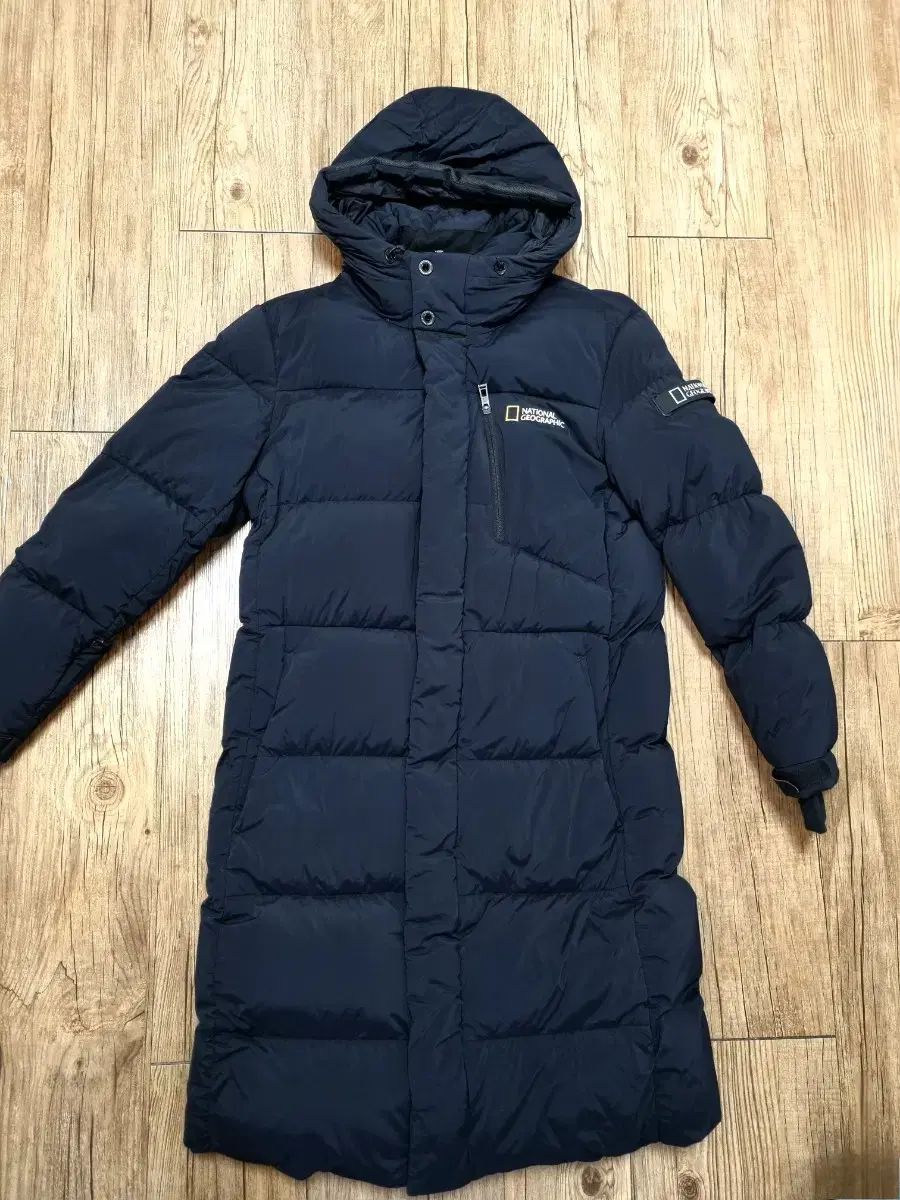 ナショナルジオグラフィック グースダウン ロング丈ダウンジャケット 90 S