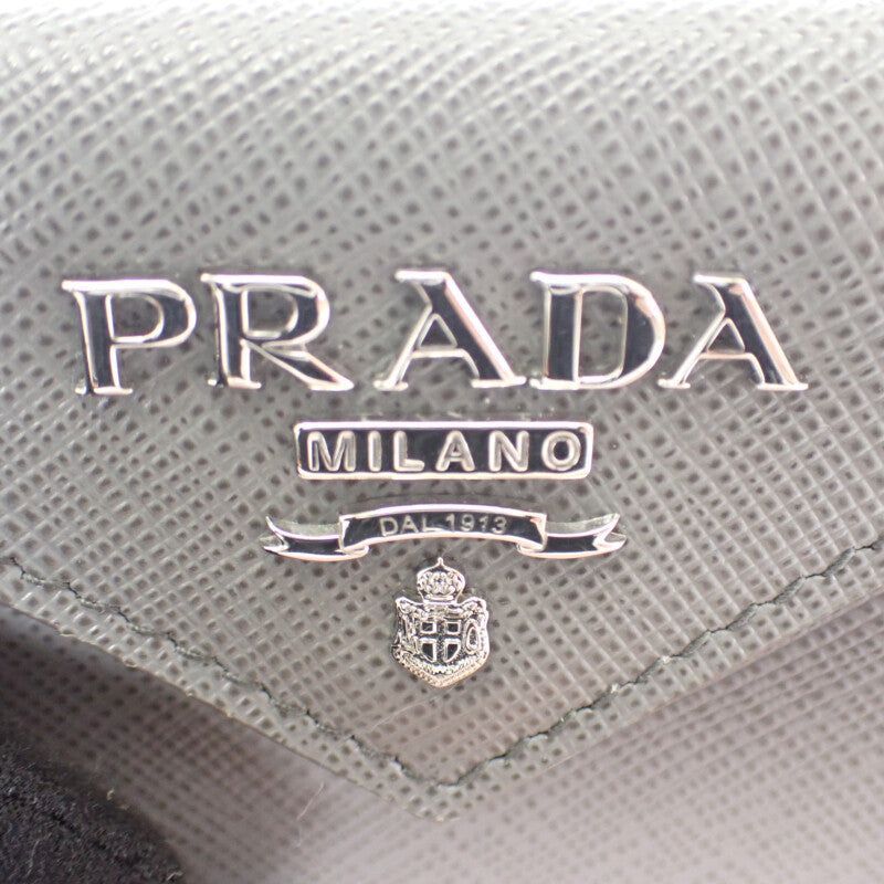 PRADA】サフィアーノ コンパクトウォレット 三つ折り財布