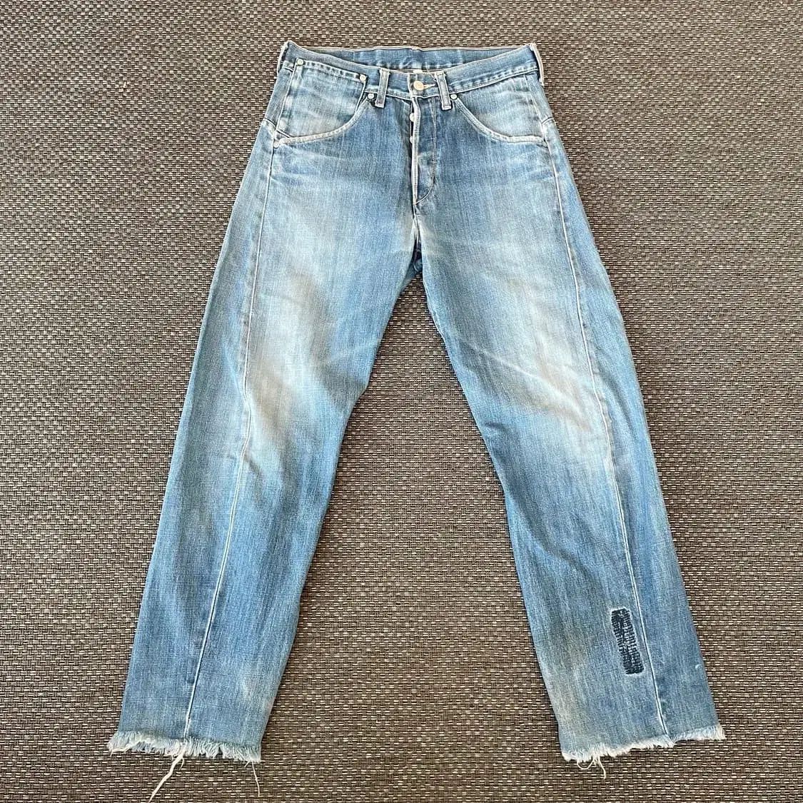 【雷市場（ポンジャン）商品韓国直送】 （ 30 ） LEVI'S(リーバイス) ENGINEERED GARMENTS(エンジニアードガーメンツ) インディゴブルー ヘムポイント デニム パンツ