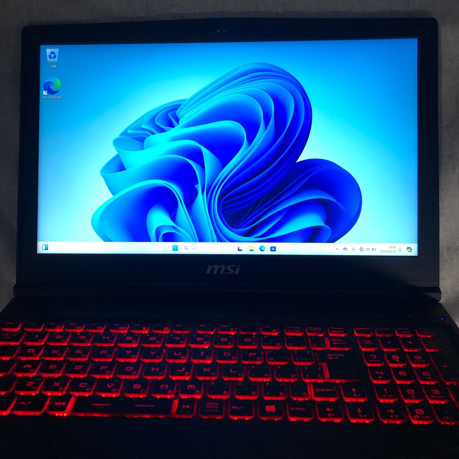 MSIゲーミングノートPC RTX2060 ジャンク品 - メルカリ
